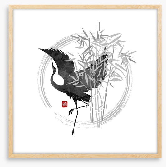 Bamboo crane