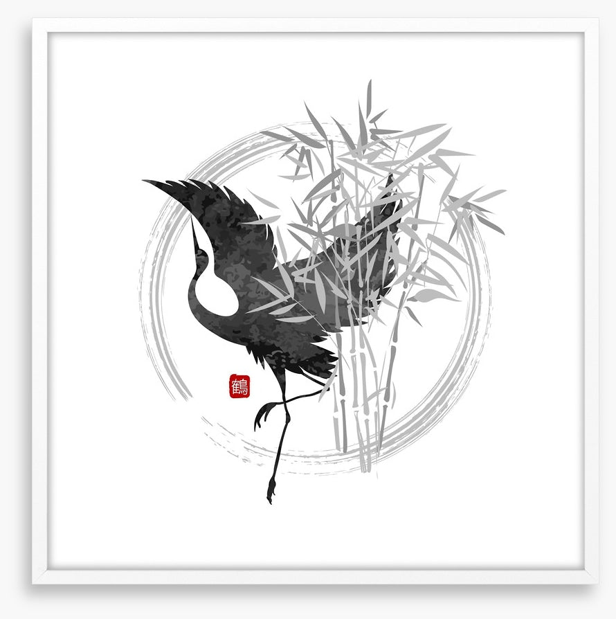 Bamboo crane
