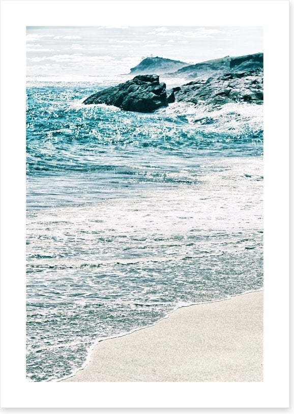 The shimmering sea