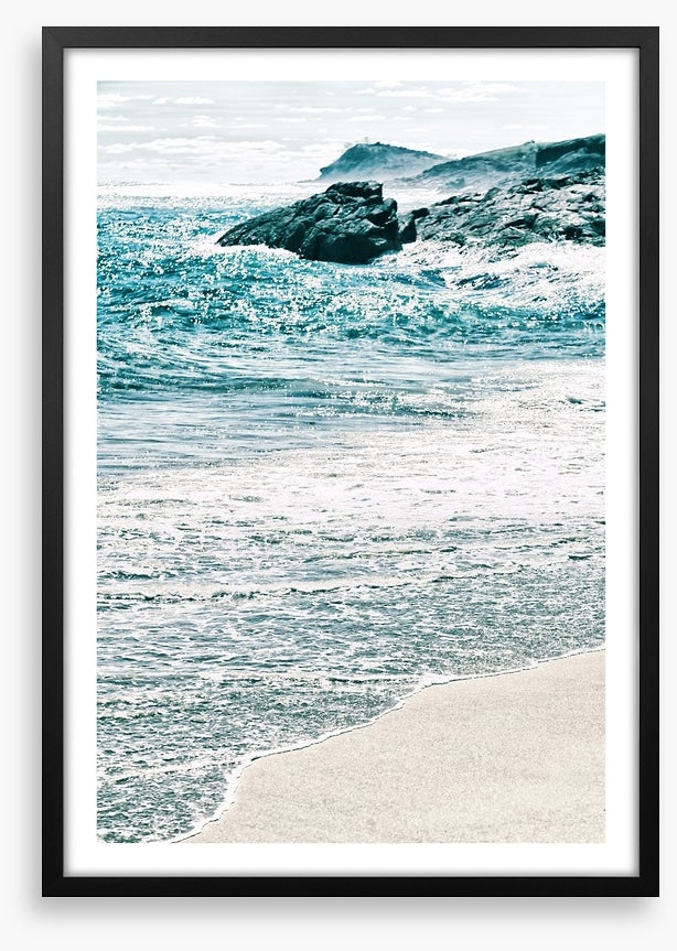 The shimmering sea