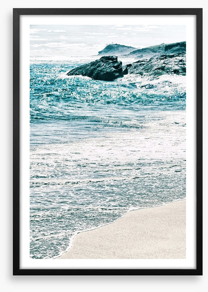 The shimmering sea
