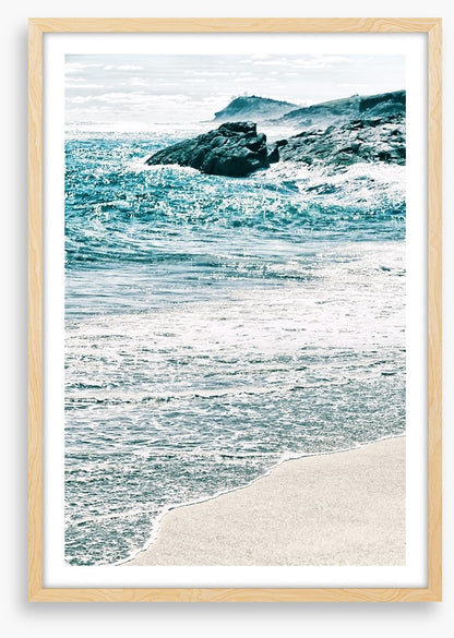 The shimmering sea