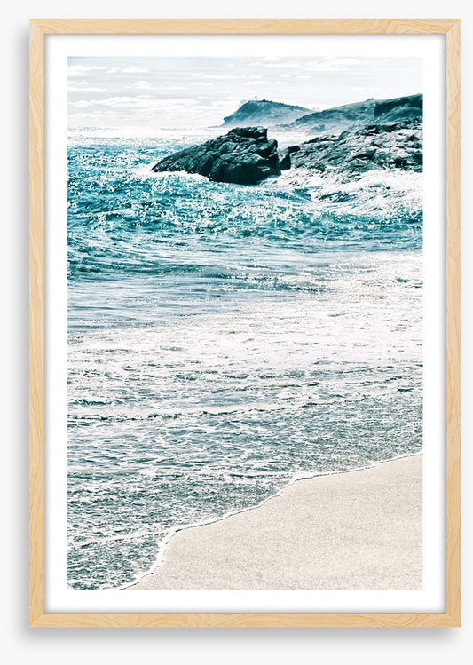 The shimmering sea