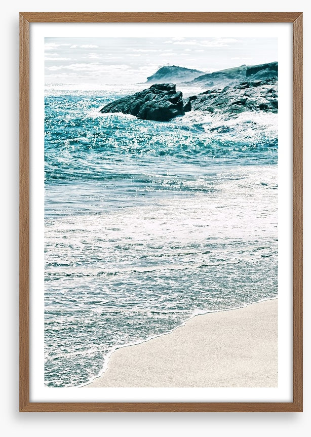 The shimmering sea