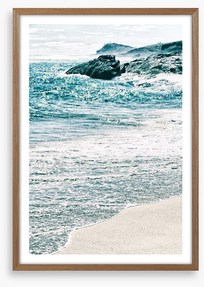 The shimmering sea