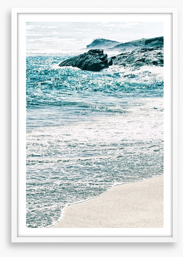 The shimmering sea
