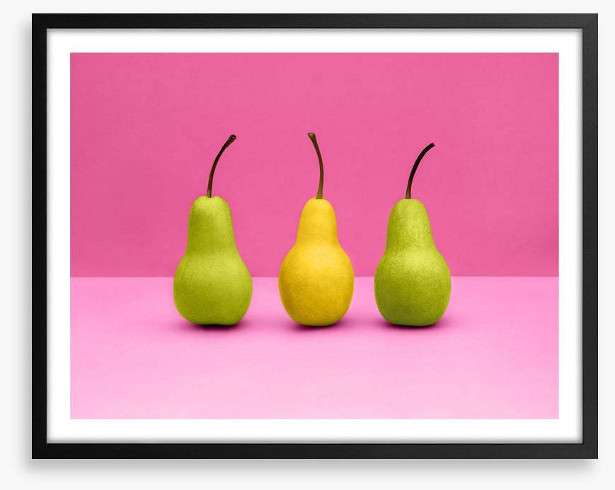 Hot pink pears