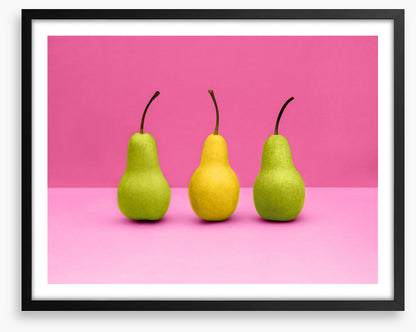 Hot pink pears