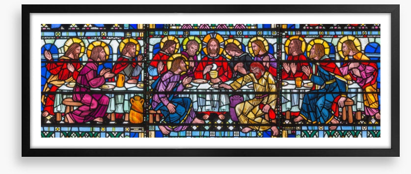 The Last Supper window