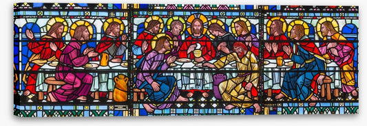 The Last Supper window