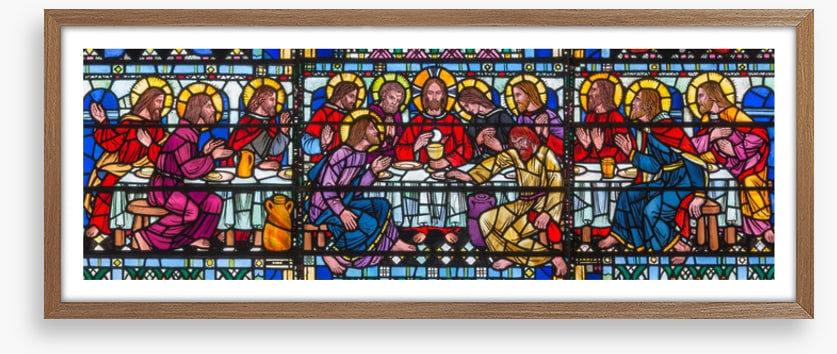 The Last Supper window