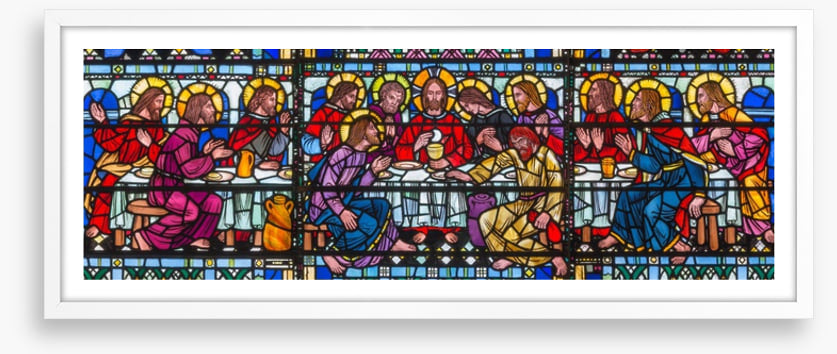 The Last Supper window