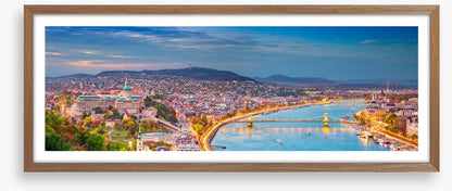 Danube dusk panorama