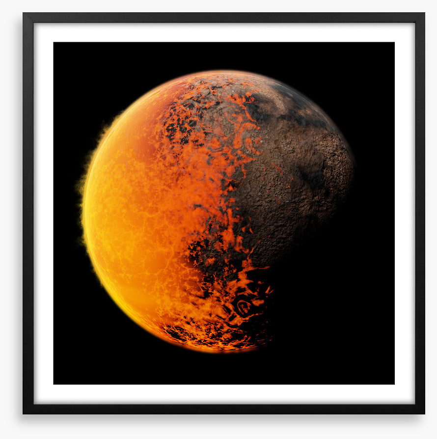 Molten moon