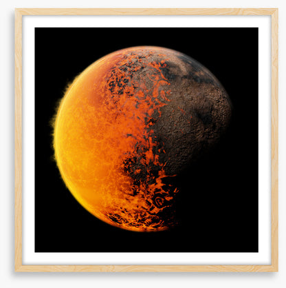 Molten moon