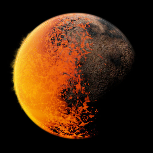 Molten moon