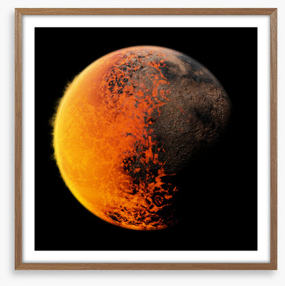 Molten moon