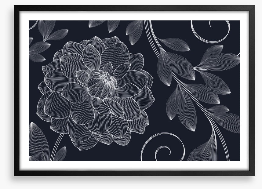 Dahlia flourish