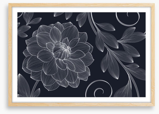 Dahlia flourish
