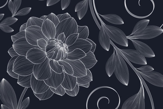 Dahlia flourish