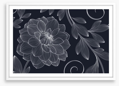 Dahlia flourish