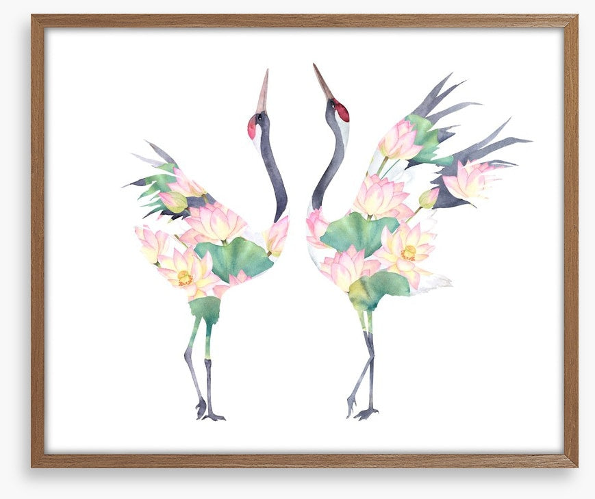 Lotus crane couple