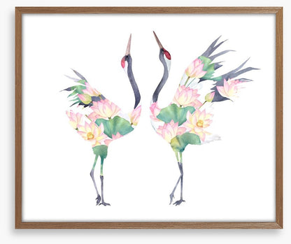 Lotus crane couple