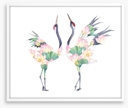 Lotus crane couple
