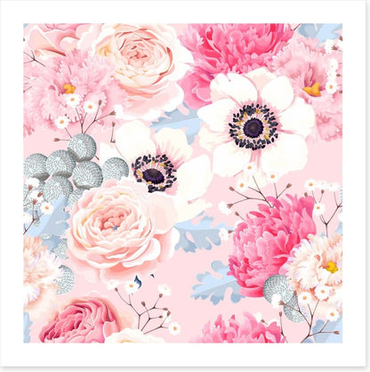 Rosy anemones