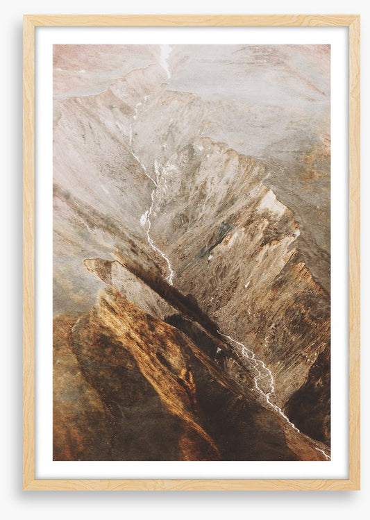 Far below