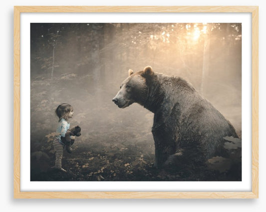 Teddy meets bear