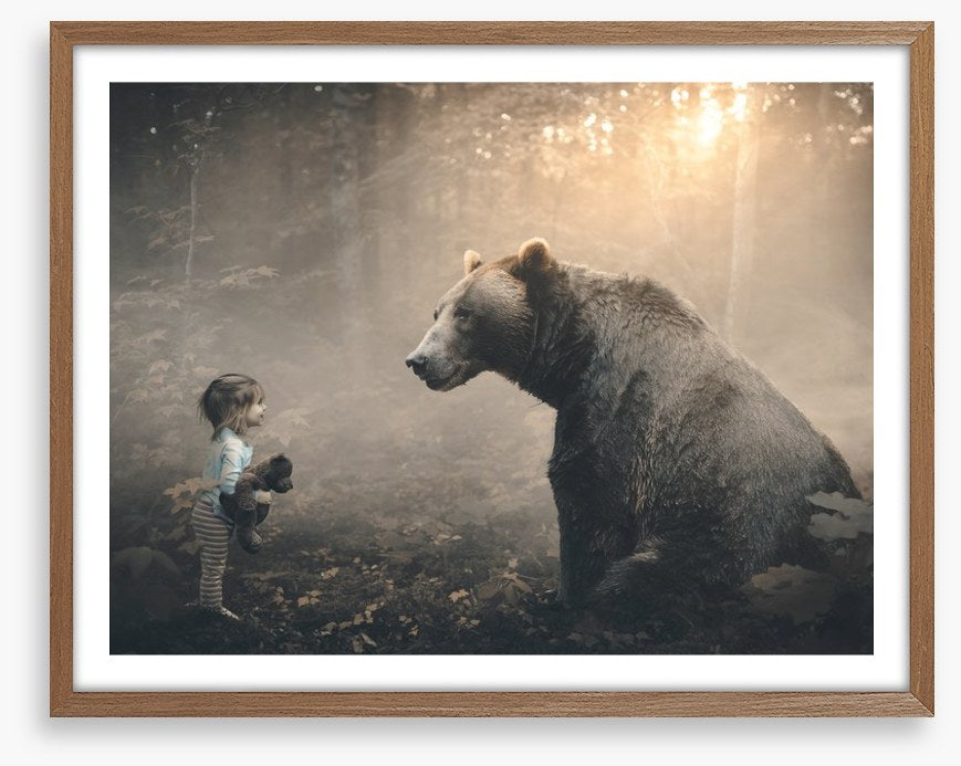 Teddy meets bear