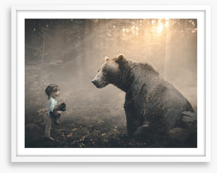 Teddy meets bear