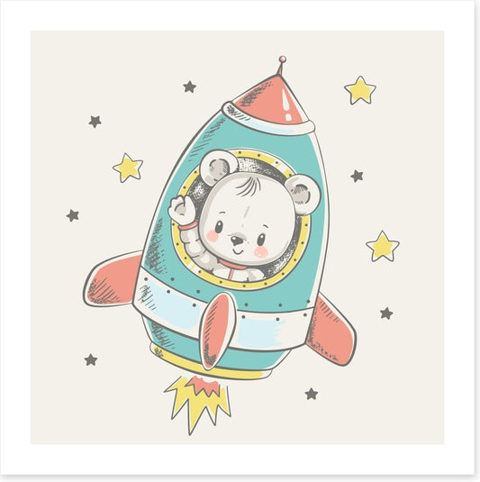 Blast off bear
