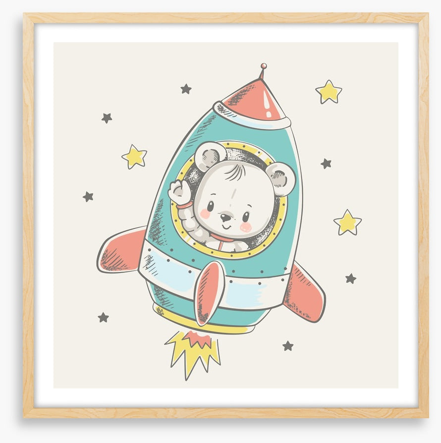 Blast off bear