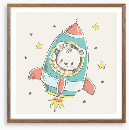 Blast off bear