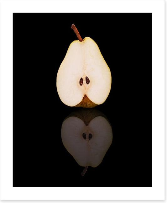 Half cut pear