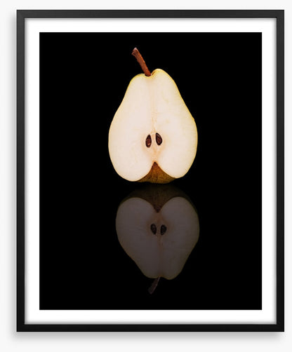 Half cut pear