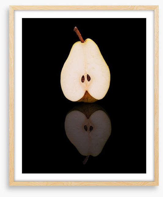 Half cut pear