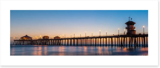 Twilight pier panorama