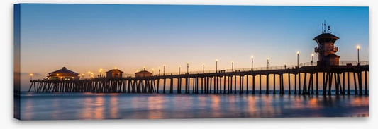 Twilight pier panorama