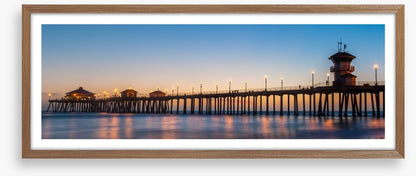 Twilight pier panorama
