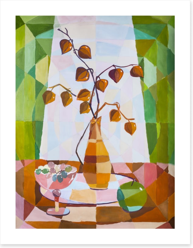 Goldenberry vase