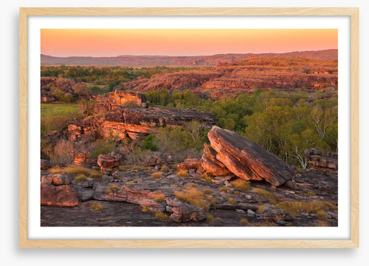 Sundown at Ubirr Rock