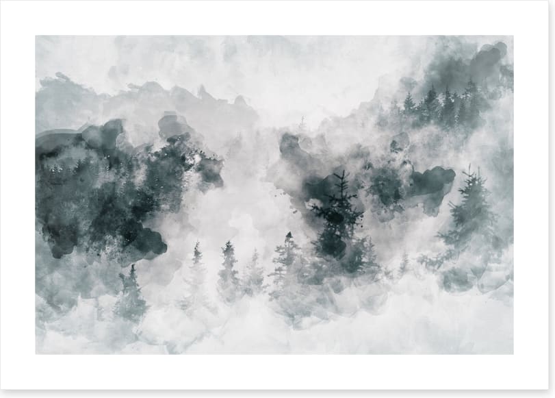 Masked by mist
