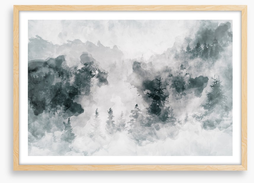 Masked by mist