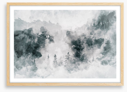 Masked by mist