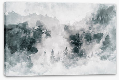 Masked by mist