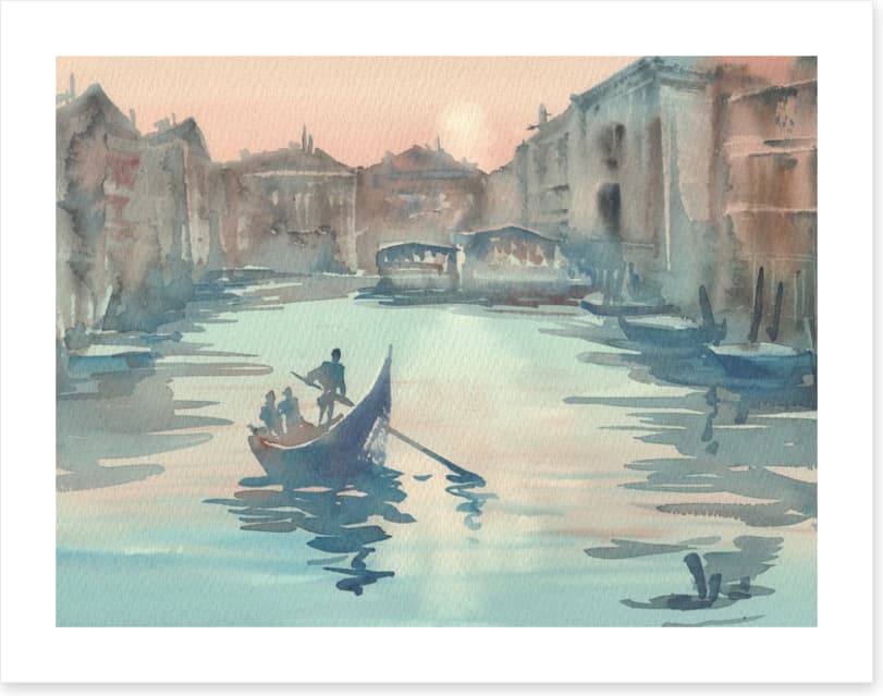 Misty morning gondola