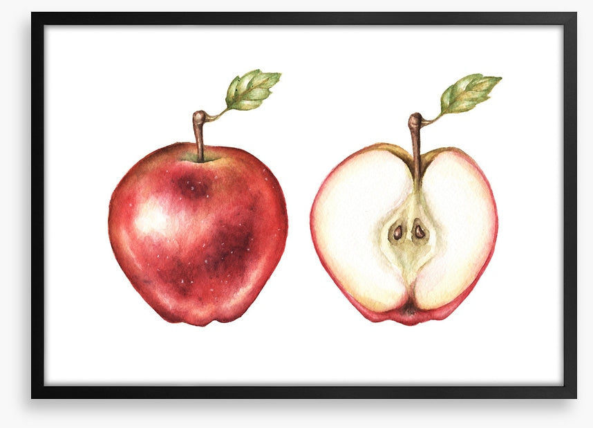 Half past apple